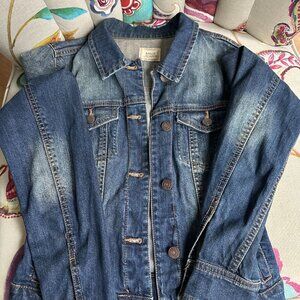Mango Pockets denim jacket (XS)